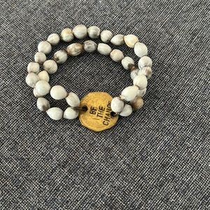 Wood beads bracelet